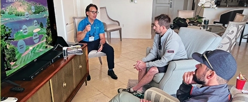 Photo of a one-on-one meeting
