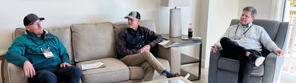 Photo of a one-on-one meeting