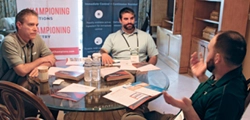 Photo of a one-on-one meeting